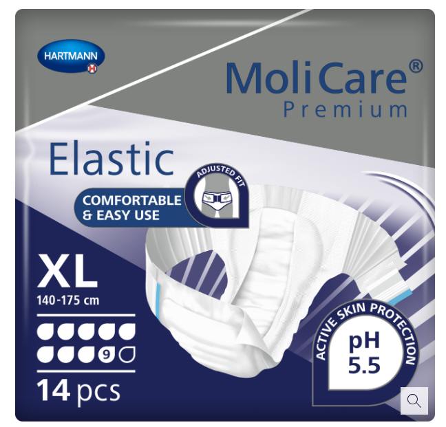 MoliCare Premium Elastic XL 9 Drops - 140 x 175 cm