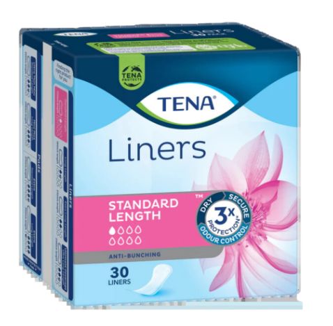 Tena Liners Standard Length 175x75mm 1 Drop 25ml