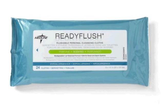 ReadyFlush Flushable Wipes 20x30cm