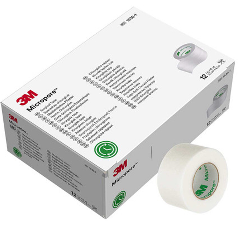 Micropore Surgical Tape 25mm X 9.1m White - Box of 12