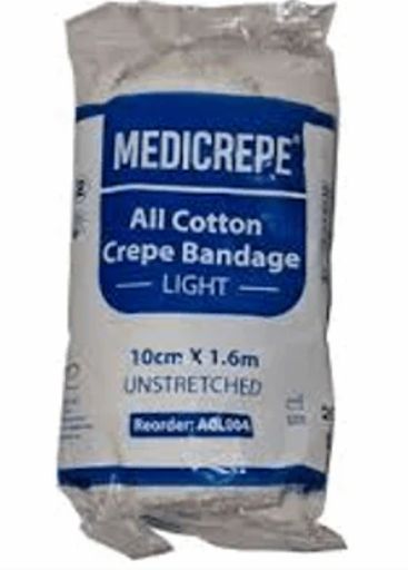 Medicrepe Cotton Crepe Bandage 10cm x 1.6m (12pk)